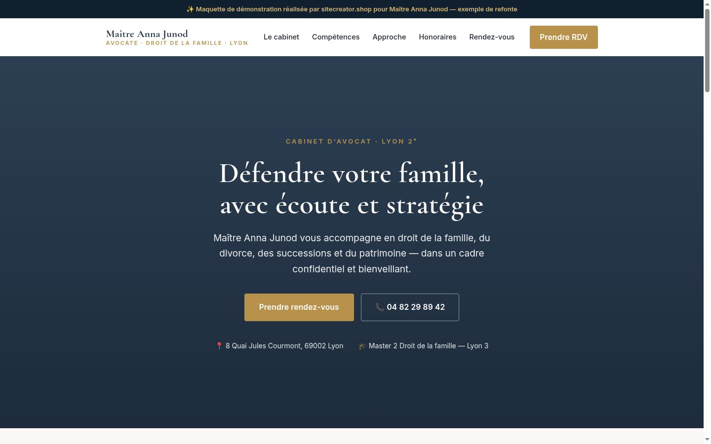Maître Anna Junod — avocate